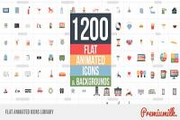 پروژه افتر افکت آماده videohive-11453830-flat-animated-icons-library