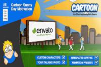 پروژه افتر افکت آماده videohive-1530098-cartoon-sunny-day-motivation